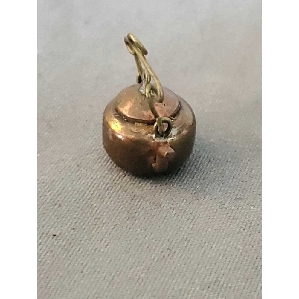 Antique Copper Penny Miniature Tea Kettle One Cent ½